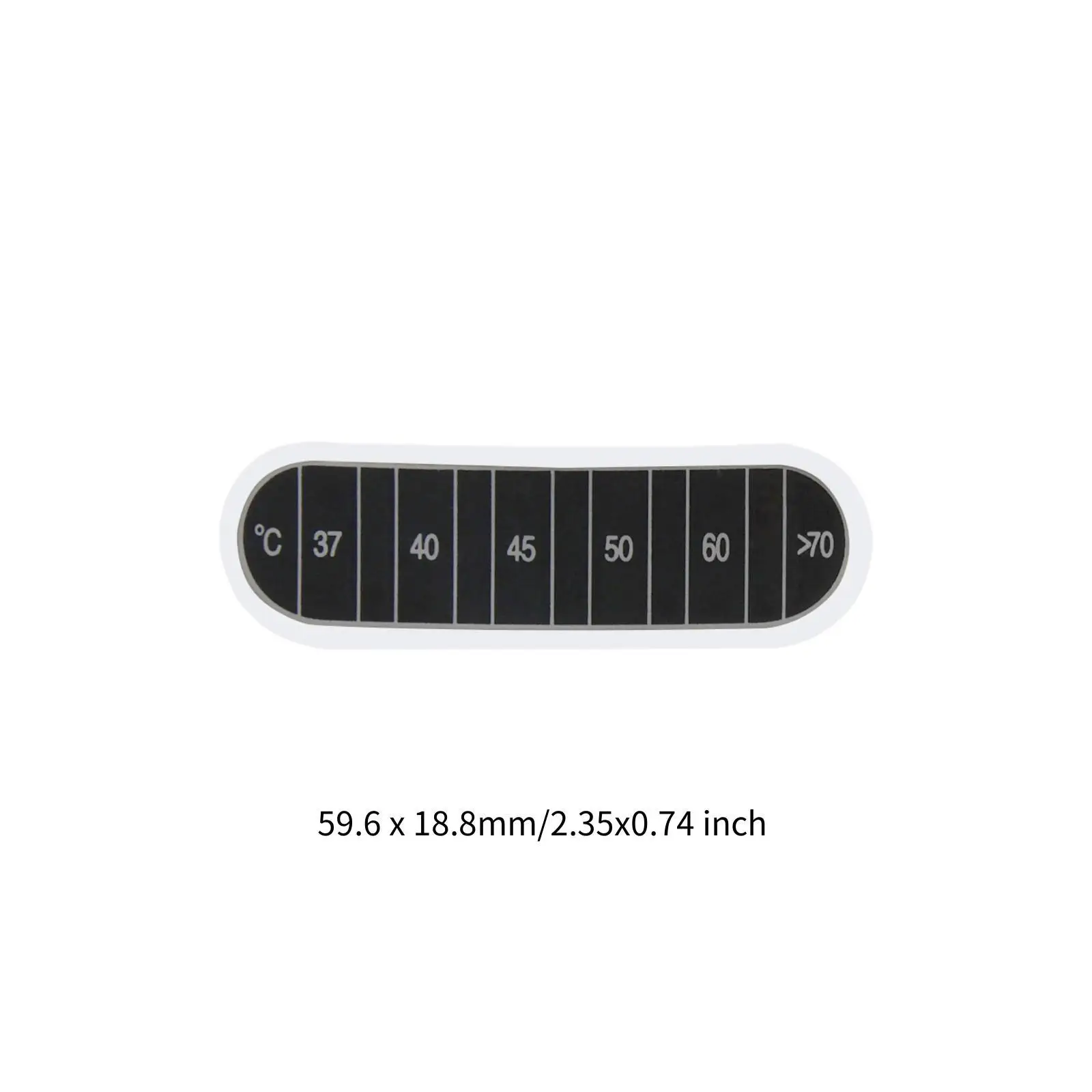 10x Temperature Strips Range 30-70°C Easy to Read Waterproof Digital Temperature Display Tape Temperature Measuring for Mug Cup
10x Temperature Strips Range 30-70°C Easy to Read Waterproof Digital Temperature Display Tape Temperature Measuring for Mug Cup