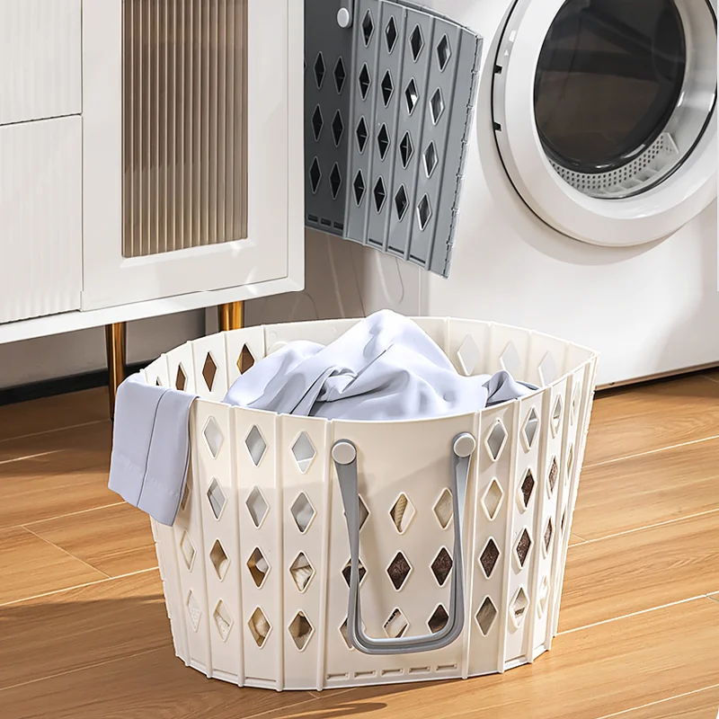 Folding Laundry Basket Wall-mounted Laundry Basket Bathroom Dirty Clothes Plastic Storage Basket Dirty Clothes Basket 
Folding Laundry Basket Wall-mounted Laundry Basket Bathroom Dirty Clothes Plastic Storage Basket Dirty Clothes Basket