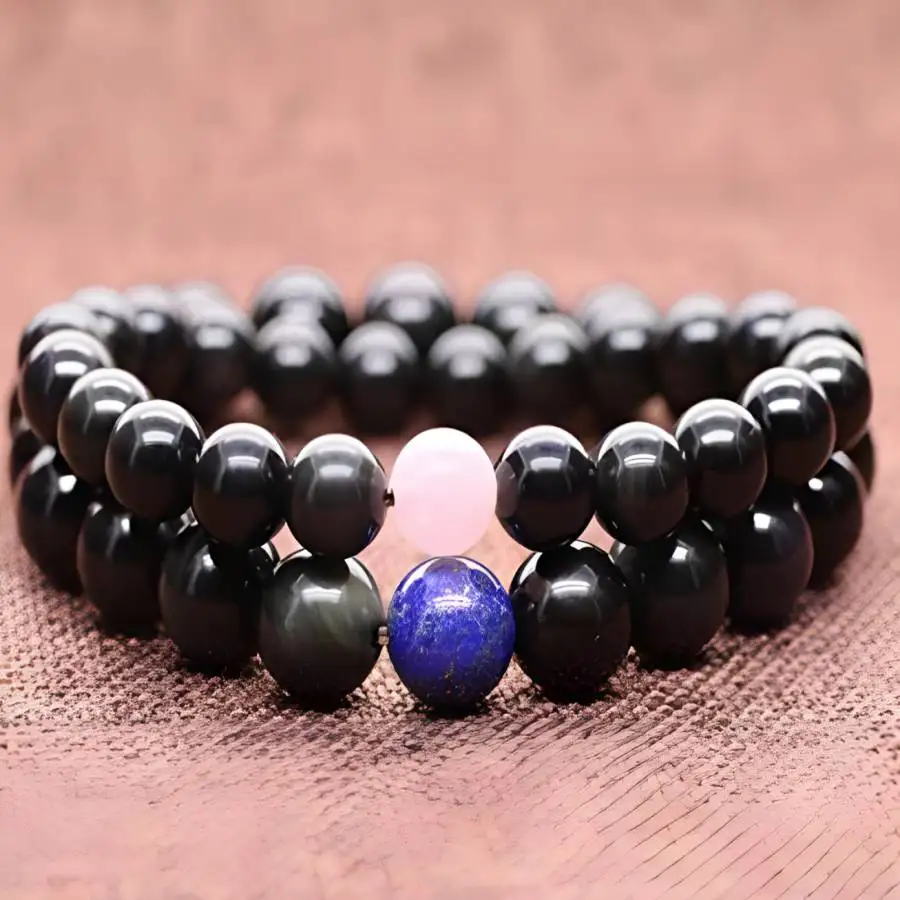 2 шт., браслет из бусин лазурита ручной работы, мужской браслет-манжета на пуговицах, четки Рамадана, женская медитация, праздничный подарок
2 шт., браслет из бусин лазурита ручной работы, мужской браслет-манжета на пуговицах, четки Рамадана, женская медитация, праздничный подарок
