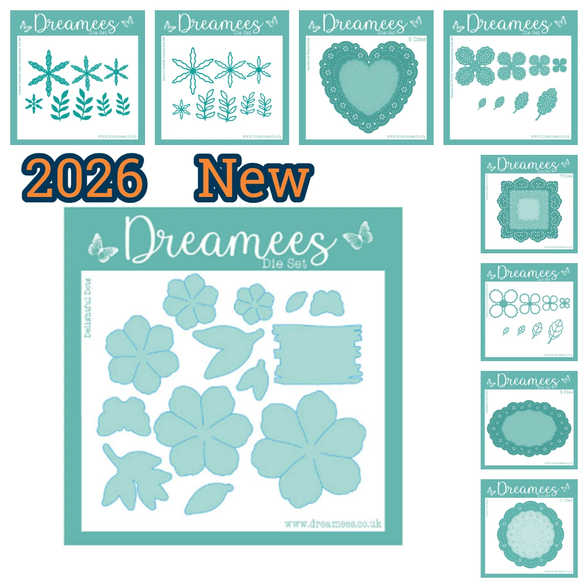 Dainty Daisies Interchangeable Die Set Metal Cutting Dies Mold Craft Decoration Embossing Template DIY Greeting Card 2026 New
Dainty Daisies Interchangeable Die Set Metal Cutting Dies Mold Craft Decoration Embossing Template DIY Greeting Card 2026 New
