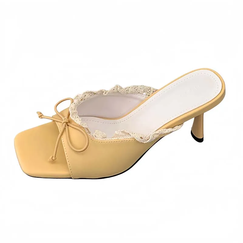 Yellow Heels Slippers Woman Sandals Summer Shoes Blue Bow Ladies Shoes Elegant High Heels Beige Slippers 2026 Trend
Yellow Heels Slippers Woman Sandals Summer Shoes Blue Bow Ladies Shoes Elegant High Heels Beige Slippers 2026 Trend