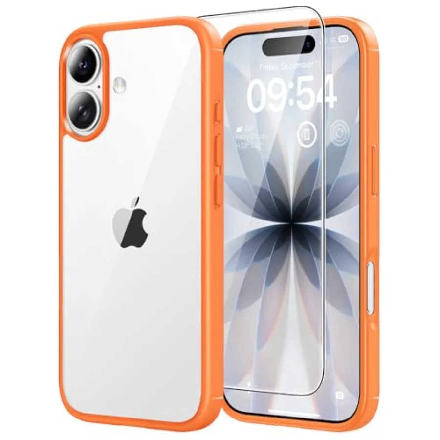 for iPhone 17 Case, Anti-Yellowing with Screen Protector, Military-Grade Protection Shockproof Slim Phone Case for iPhone 17, O
for iPhone 17 Case, Anti-Yellowing with Screen Protector, Military-Grade Protection Shockproof Slim Phone Case for iPhone 17, O
