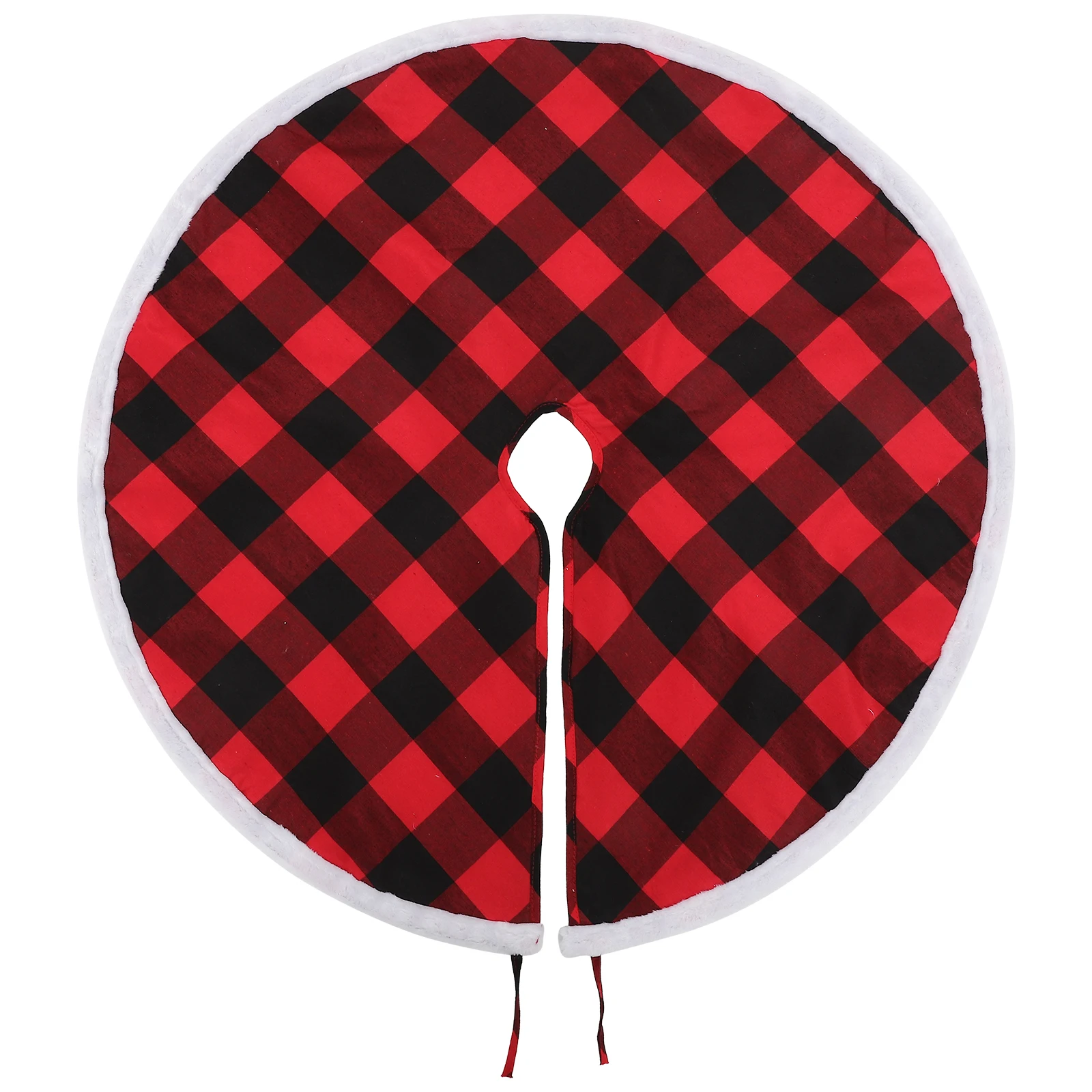 Christmas Tree Skirt Red Black Checkered Decor Xmas Tree Mat Reusable Holiday Farmhouse Christmas Decorations
Christmas Tree Skirt Red Black Checkered Decor Xmas Tree Mat Reusable Holiday Farmhouse Christmas Decorations
