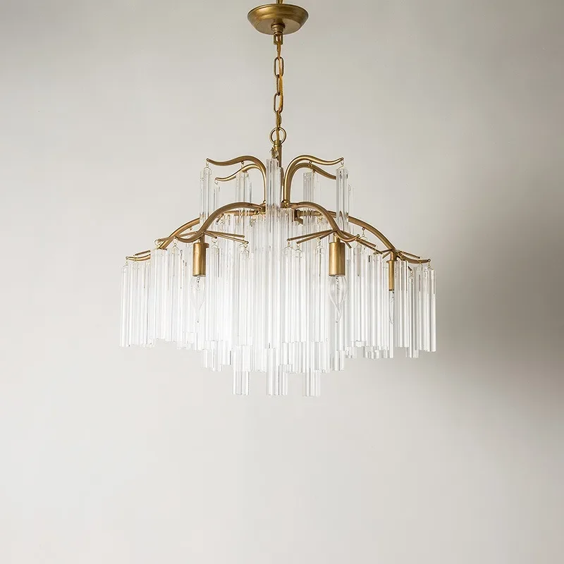 GHJUYIOL American style rural iron art living room restaurant villa hotel simple American style light luxury crystal strip chand
GHJUYIOL American style rural iron art living room restaurant villa hotel simple American style light luxury crystal strip chand