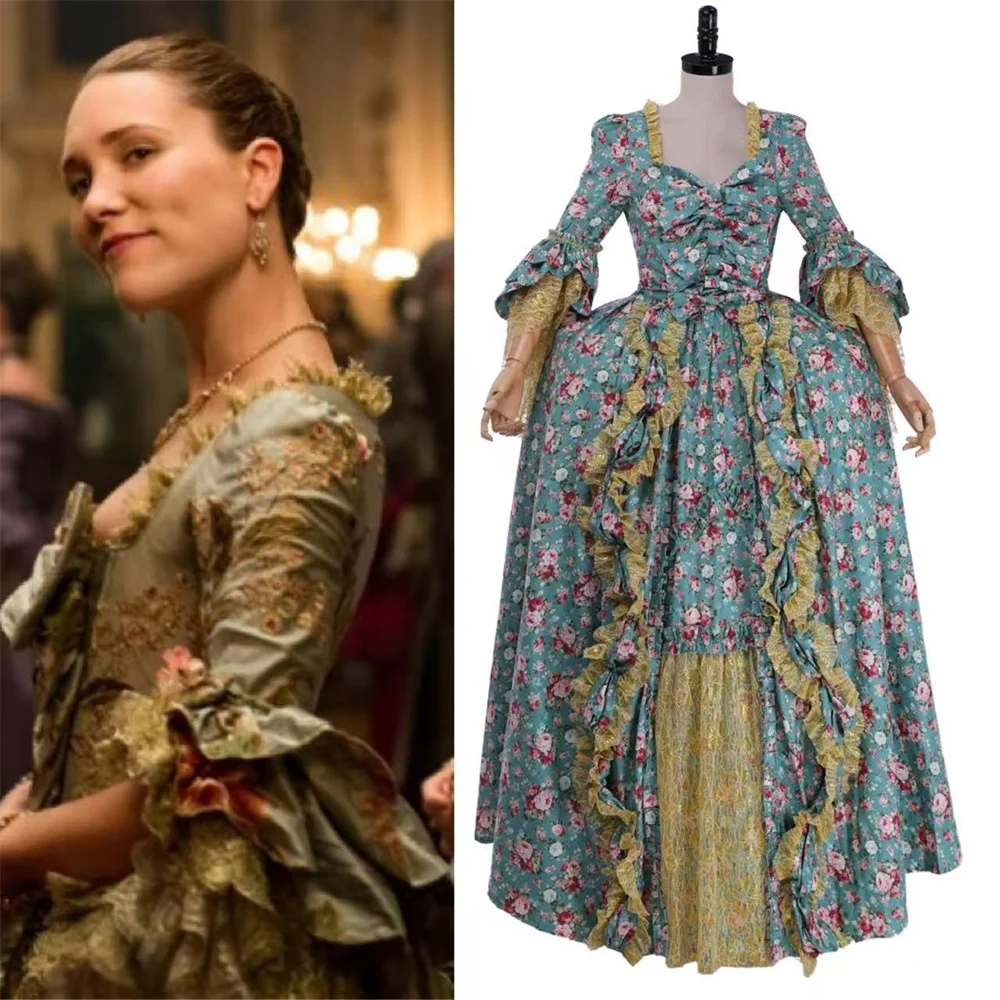 TV Outlander Louise Cosplay Costume Medieval Rococo Floral Highland Scotland Dress Custom Made
TV Outlander Louise Cosplay Costume Medieval Rococo Floral Highland Scotland Dress Custom Made