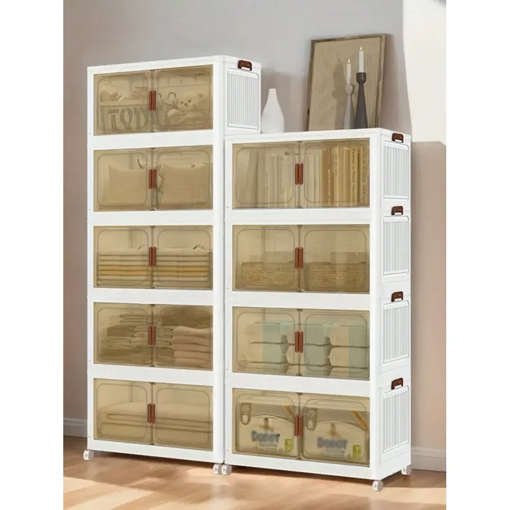 5layer Plastic Storage Box Organizer, Stackable Storage Box, Covered Storage Box, Storage Container Organizer For Kitchen, Bedr