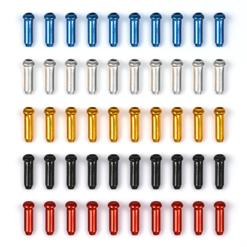 50pcs Brake Cable Tail Caps Aluminum Alloy Bike Brake Inner Cable End Durable Replacement Universal Fit For Various Brakes
50pcs Brake Cable Tail Caps Aluminum Alloy Bike Brake Inner Cable End Durable Replacement Universal Fit For Various Brakes