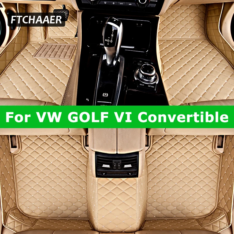 FTCHAAER Custom Car Floor Mats For VW GOLF VI Convertible Auto Carpets Foot Coche Accessorie
FTCHAAER Custom Car Floor Mats For VW GOLF VI Convertible Auto Carpets Foot Coche Accessorie
