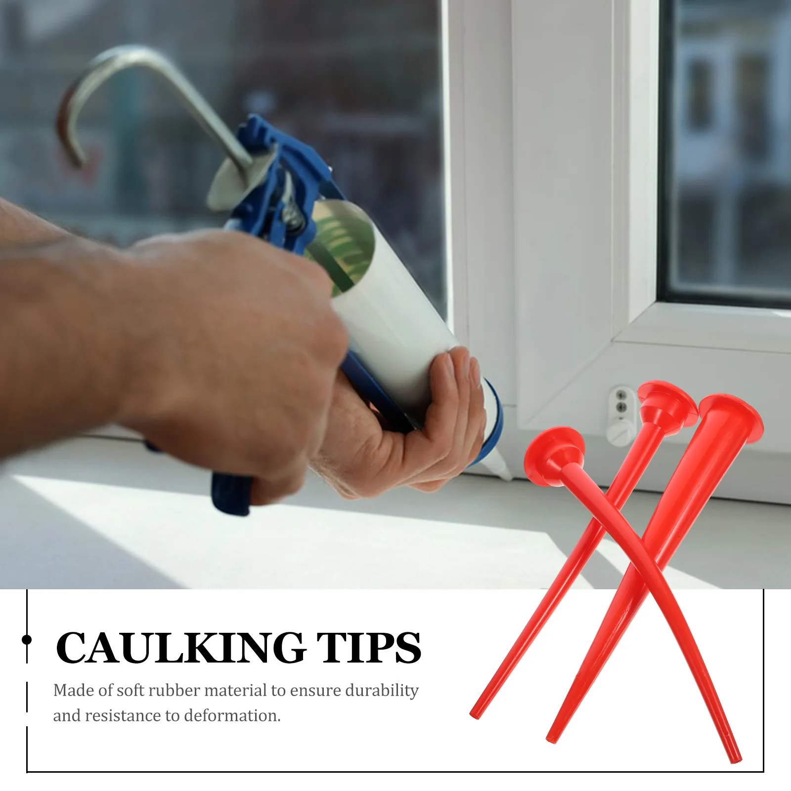 3pcs Glass Caulk Nozzle Applicator 30Cm Extended Rubber Tips Reusable Caulking Finisher Tool Caulking Nozzle Applicator
3pcs Glass Caulk Nozzle Applicator 30Cm Extended Rubber Tips Reusable Caulking Finisher Tool Caulking Nozzle Applicator