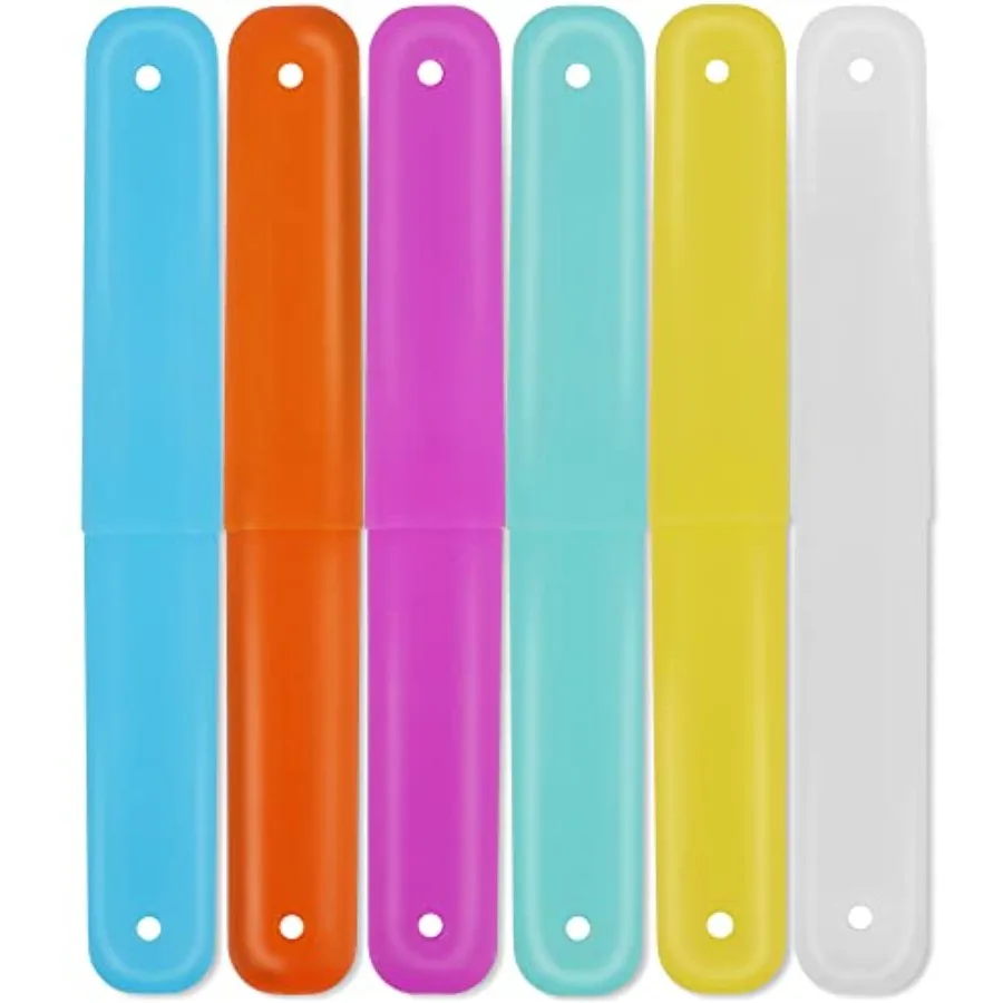 6 Pcs Travel Toothbrush Case Holder, Breathable Portable Toothbrush Container, Multiple Color Clear Toothbrush Holder for Home
6 Pcs Travel Toothbrush Case Holder, Breathable Portable Toothbrush Container, Multiple Color Clear Toothbrush Holder for Home