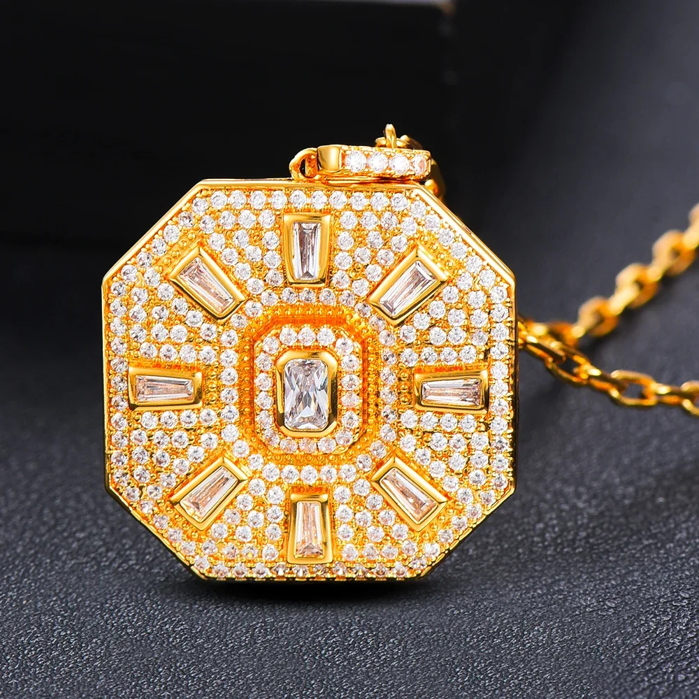 Luxury Exquisite Noble Chains Square Pendant Drop Necklace Jewelry for Women Girl Bridal Wedding Full Shiny CZ 2021
Luxury Exquisite Noble Chains Square Pendant Drop Necklace Jewelry for Women Girl Bridal Wedding Full Shiny CZ 2021