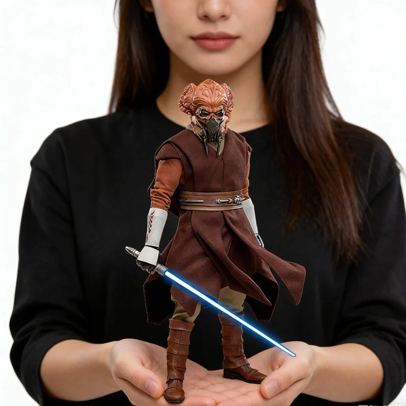 Коллекционная фигурка Hot Toys MMS785 Star Wars Episode III Plo Koon в масштабе 1/6 с LED-светом и световым мечом, модель-игрушка, подарок для фанатов
Коллекционная фигурка Hot Toys MMS785 Star Wars Episode III Plo Koon в масштабе 1/6 с LED-светом и световым мечом, модель-игрушка, подарок для фанатов