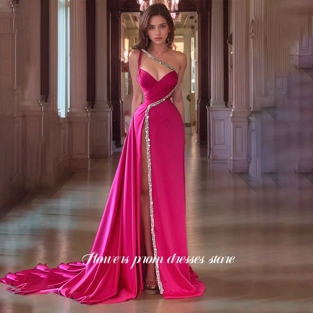 Flowers Long Prom Dresses Satin Evening Party Dress for Women Beaded Celebrity Dresses with Pleats فساتين مناسبة رسميةCustom
Flowers Long Prom Dresses Satin Evening Party Dress for Women Beaded Celebrity Dresses with Pleats فساتين مناسبة رسميةCustom