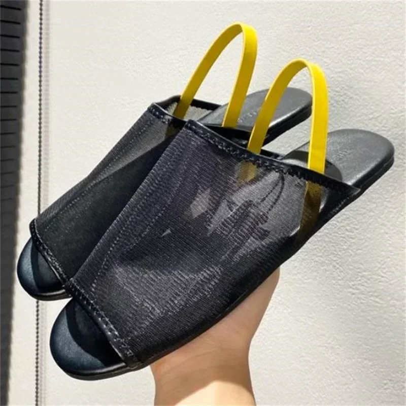 Mesh Shoes For Ladies Round Toes Flat Heels Belts Womens' Back Strap Female Sandals Sewing Lines Femme PU Leather Zapatos Mujer
Mesh Shoes For Ladies Round Toes Flat Heels Belts Womens' Back Strap Female Sandals Sewing Lines Femme PU Leather Zapatos Mujer