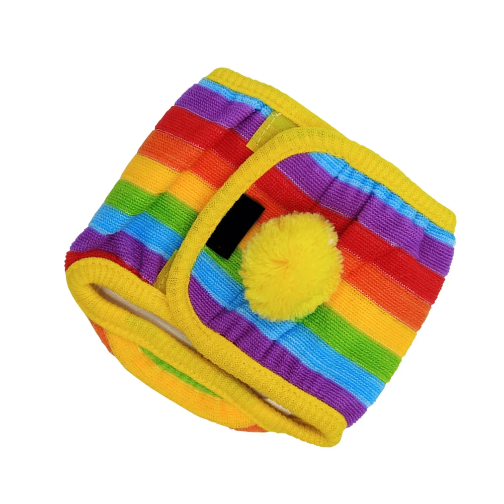 Pet Dog Pants Clothes Cotton Physiological Underwear Wrap Belly Band Pants Pets Tighten Sanitary Briefs Pants for Male Dog Rainb
Pet Dog Pants Clothes Cotton Physiological Underwear Wrap Belly Band Pants Pets Tighten Sanitary Briefs Pants for Male Dog Rainb