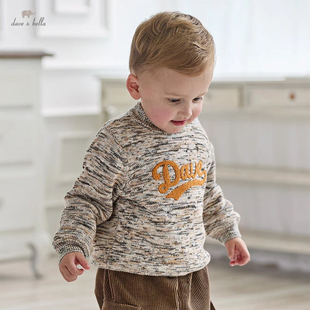 Dave Bella Boys Knitted Sweater Autumn Winter Kids Cotton Pullover Sweater Thick Plush Top Outerwear Children Clothing DB4253702
Dave Bella Boys Knitted Sweater Autumn Winter Kids Cotton Pullover Sweater Thick Plush Top Outerwear Children Clothing DB4253702