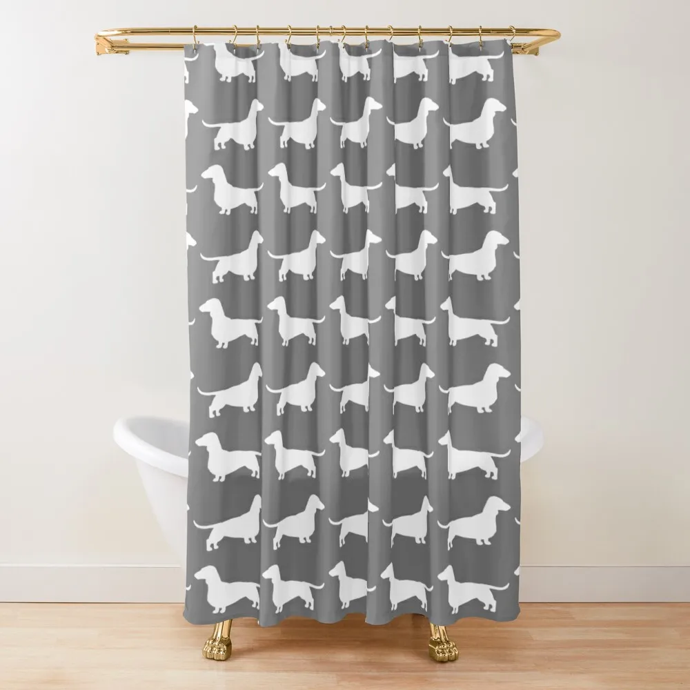Dachshund Silhouette(s) Wiener Dog Smooth Coated Doxie Shower Curtain For Bathroom For The Bathroom Curtain
Dachshund Silhouette(s) Wiener Dog Smooth Coated Doxie Shower Curtain For Bathroom For The Bathroom Curtain