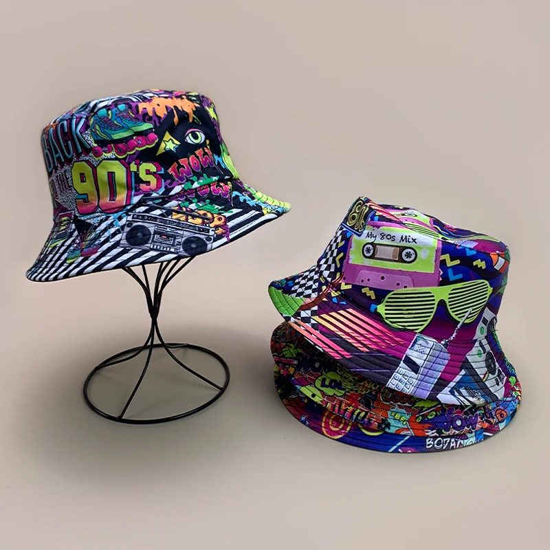 Personal Retro Bucket Hat New Unisex Disco Sunshade Hip Hop Versatile Street Outdoor Travel Fashion Casual Double Sided Wearable
Personal Retro Bucket Hat New Unisex Disco Sunshade Hip Hop Versatile Street Outdoor Travel Fashion Casual Double Sided Wearable