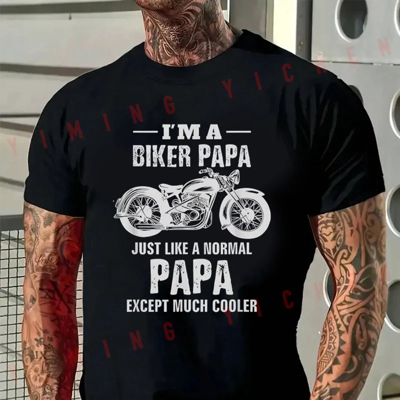 Motorcycle Shirts Biker Papa Bike Men T-Shirt Moto Cotton Summer O-neck Short Sleeve Fashion Hip Hop Tee
Motorcycle Shirts Biker Papa Bike Men T-Shirt Moto Cotton Summer O-neck Short Sleeve Fashion Hip Hop Tee