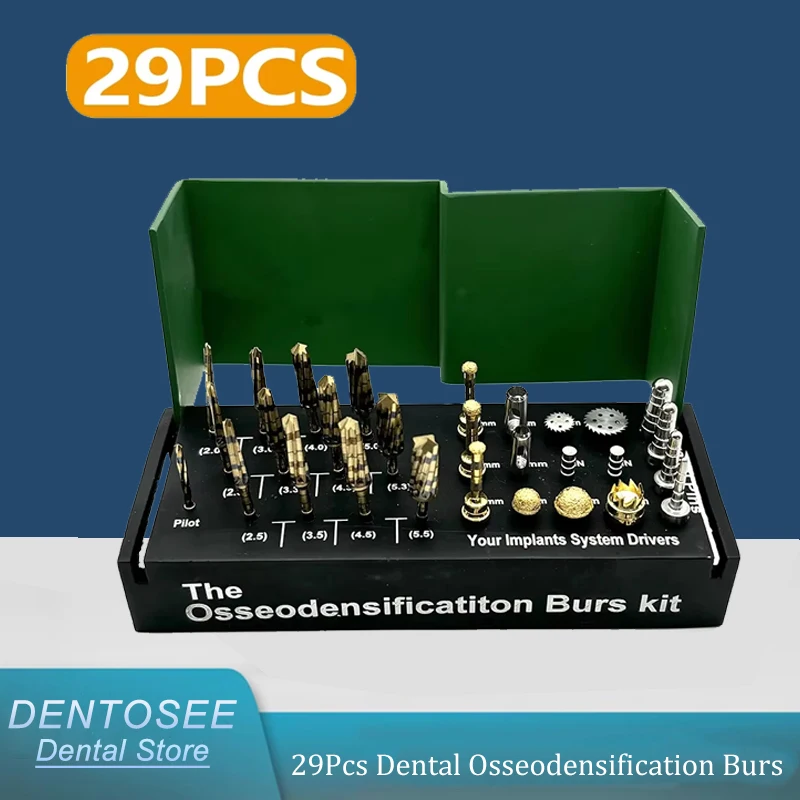 29 шт., комплект боров для осседезиционирования зубов, система имплантатов алвоотомии, сверла для расширения хребта, инструменты для резки костей для стоматологов
29 шт., комплект боров для осседезиционирования зубов, система имплантатов алвоотомии, сверла для расширения хребта, инструменты для резки костей для стоматологов