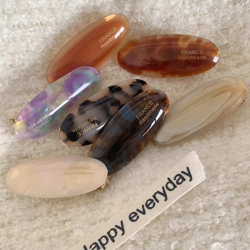 6Pcs Bag French Hairclips Barrettes Acetate Hair Accessories Side Clip Non-slip Headwear Korean Fashion Style for Girls 5CM
6Pcs Bag French Hairclips Barrettes Acetate Hair Accessories Side Clip Non-slip Headwear Korean Fashion Style for Girls 5CM