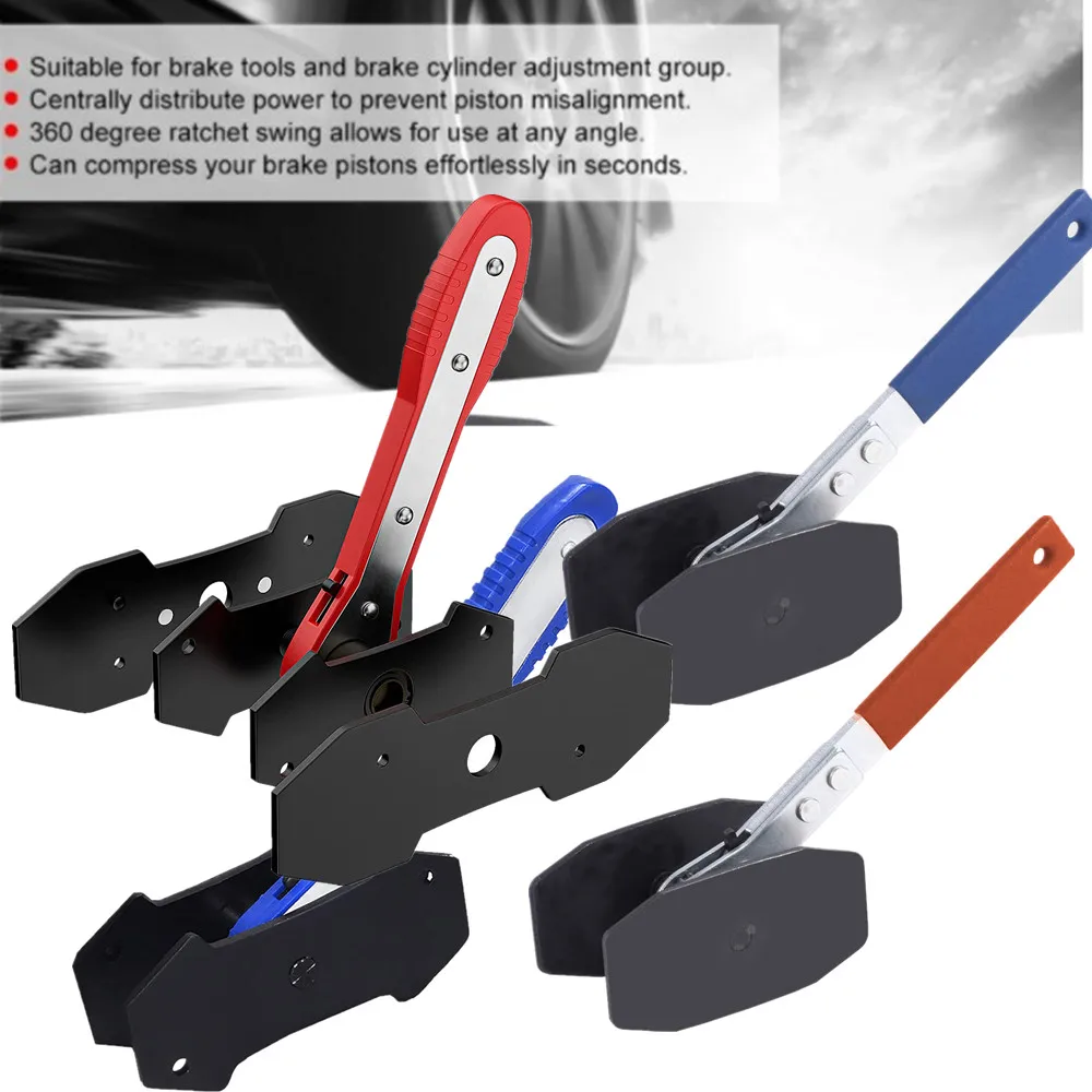 Stainless Steel Ratchet Brake Piston Caliper Spreader Tool Press Single Twin Quad Separator Pad Disc Brake Caliper Tool
Stainless Steel Ratchet Brake Piston Caliper Spreader Tool Press Single Twin Quad Separator Pad Disc Brake Caliper Tool