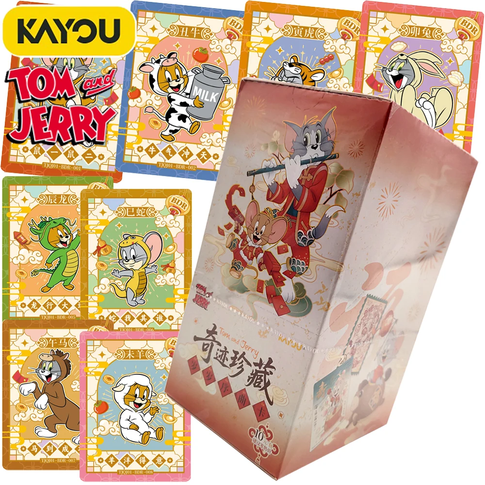Official KAYOU Tom and Jerry Collection Cards Encourage Child's Christmas Surprise Gift Popular Comedy Anime Rare Character Card
Official KAYOU Tom and Jerry Collection Cards Encourage Child's Christmas Surprise Gift Popular Comedy Anime Rare Character Card