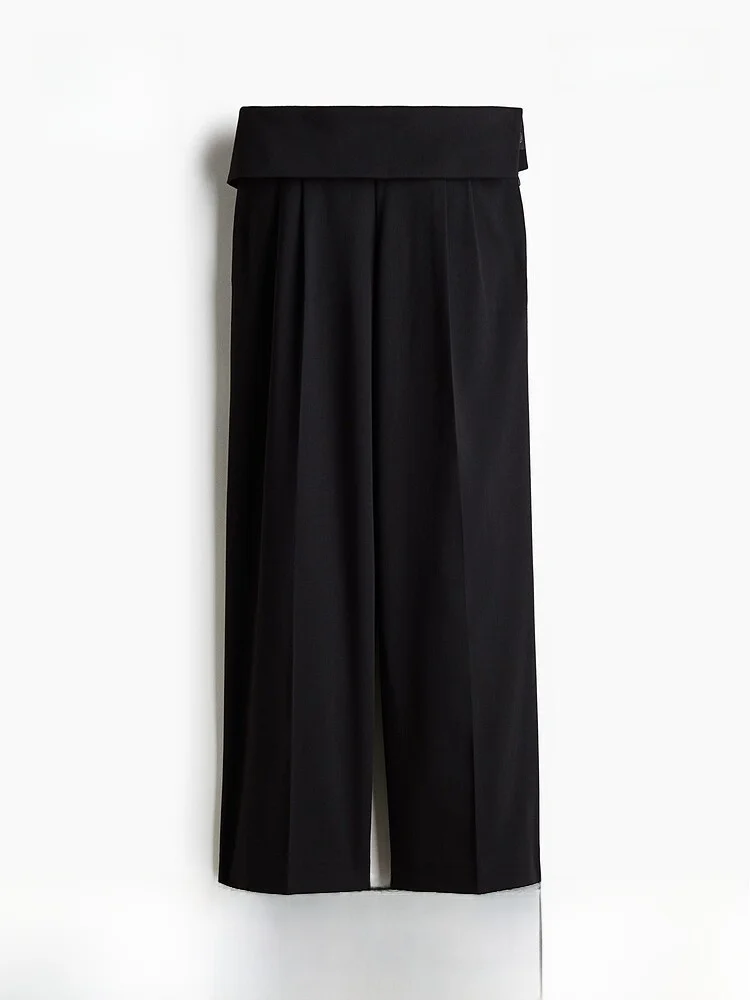 H&M Summer New Women's Suit Pants Straight Leg mid Waist Comfortable Stretch Polyester Rayon Blend Business Casual Trousers
H&M Summer New Women's Suit Pants Straight Leg mid Waist Comfortable Stretch Polyester Rayon Blend Business Casual Trousers