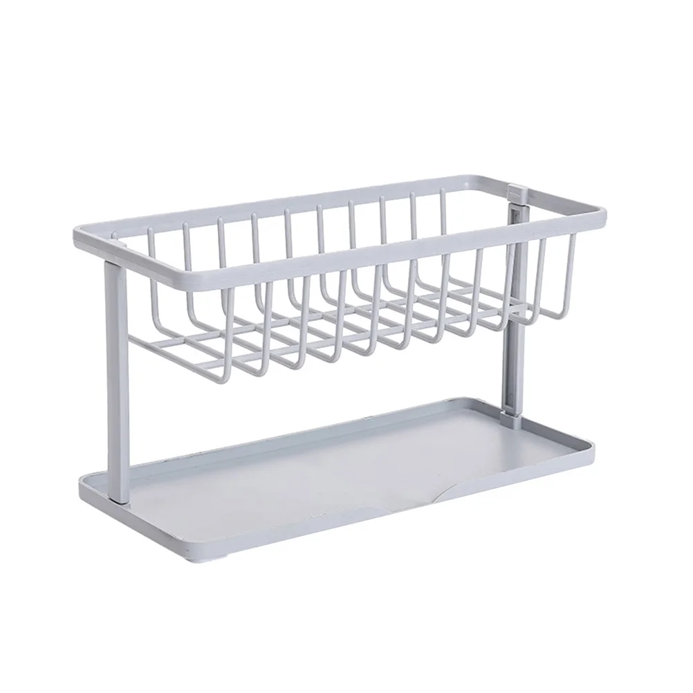 Double Layer Sink Drain Rack Kitchen Storage Organizer Sponge Holder Plastic Beautiful Practical Small Space Saving Countertop
Double Layer Sink Drain Rack Kitchen Storage Organizer Sponge Holder Plastic Beautiful Practical Small Space Saving Countertop