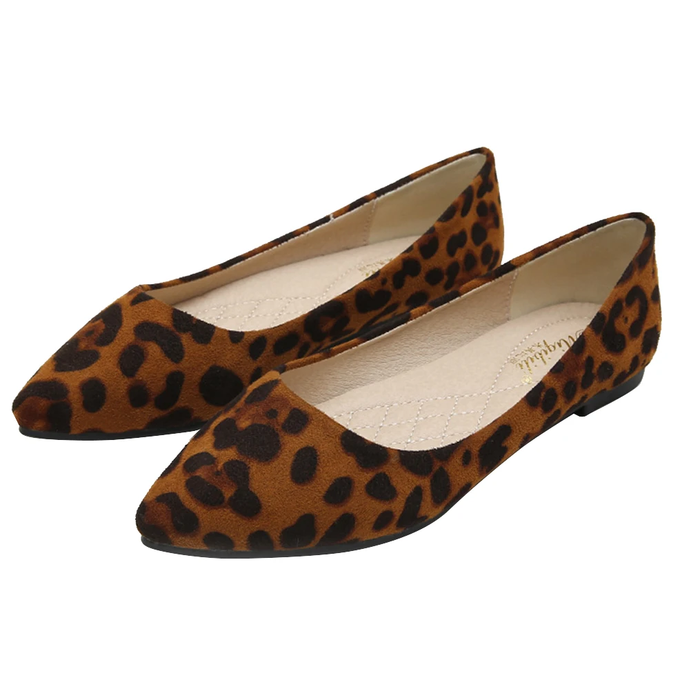 Leopard Print Women Flat heeled Shoes Lady Pointy Comfortable Breathable Slippers Fashion Daily Dress Work Dating Shopping
Leopard Print Women Flat heeled Shoes Lady Pointy Comfortable Breathable Slippers Fashion Daily Dress Work Dating Shopping