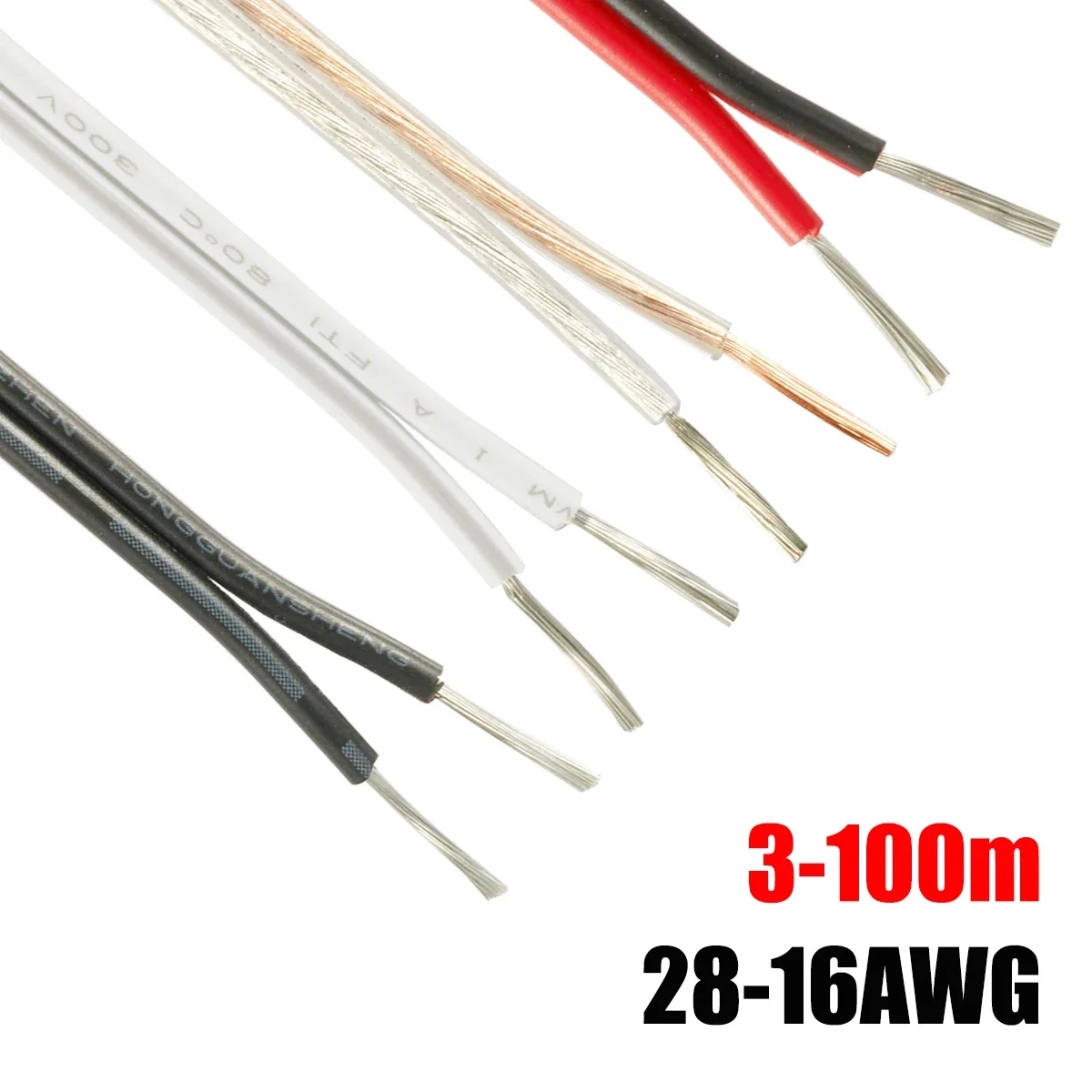 3-100m 12V Electrical Wire LED Strip Extension Cable 2Pin Tinned Copper Stranded Wire for Automotive Toy Battery DIY Bulbs Lamps
3-100m 12V Electrical Wire LED Strip Extension Cable 2Pin Tinned Copper Stranded Wire for Automotive Toy Battery DIY Bulbs Lamps