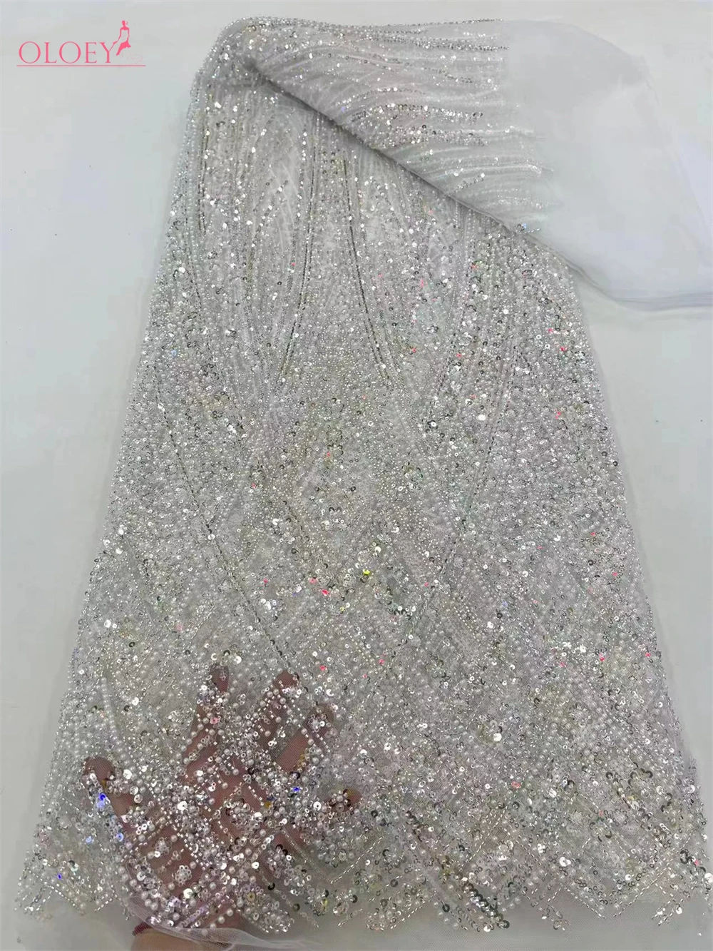 High-End Luxury French Embroidery Heavy Groom Lace Fabric African Nigerian With Sequin Fabric For Luxury Party Dress
High-End Luxury French Embroidery Heavy Groom Lace Fabric African Nigerian With Sequin Fabric For Luxury Party Dress