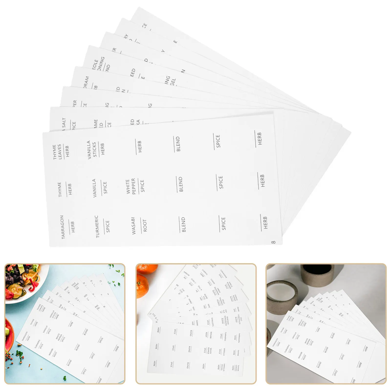8 Sheets Waterproof Round Seasoning Labels White Minimalist Spice Jar Stickers for Kitchen Pantry Organization Food Container
8 Sheets Waterproof Round Seasoning Labels White Minimalist Spice Jar Stickers for Kitchen Pantry Organization Food Container