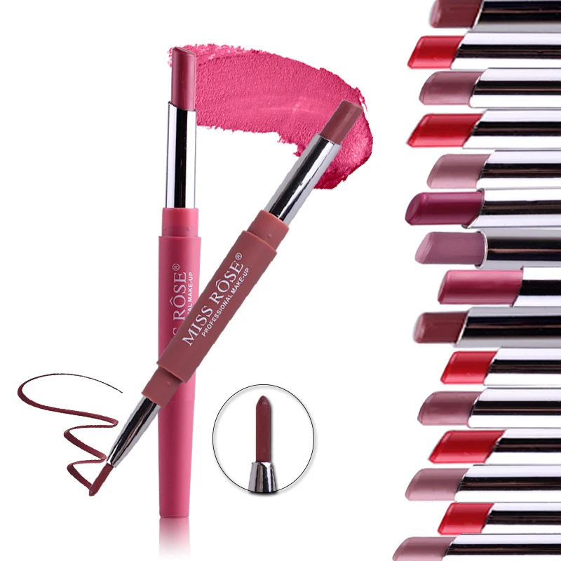 8 Colors Double-end Lip Makeup Lipstick Pencil Waterproof Long Lasting Tint Sexy Red Lip Stick Beauty Matte Liner Pen Lipstick
8 Colors Double-end Lip Makeup Lipstick Pencil Waterproof Long Lasting Tint Sexy Red Lip Stick Beauty Matte Liner Pen Lipstick