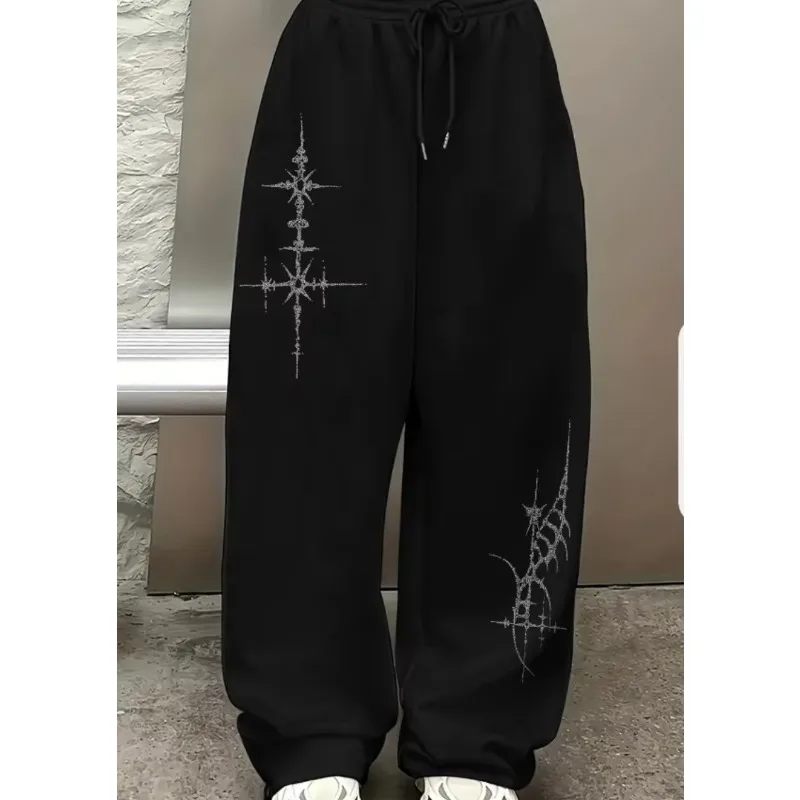 Повседневные брюки с высокой талией, спортивные брюки для бега, брюки для фитнеса с карманами в стиле хип-хоп Harajuku, широкие спортивные брюки Y2K, готические брюки Y2K с граффити.
Повседневные брюки с высокой талией, спортивные брюки для бега, брюки для фитнеса с карманами в стиле хип-хоп Harajuku, широкие спортивные брюки Y2K, готические брюки Y2K с граффити.