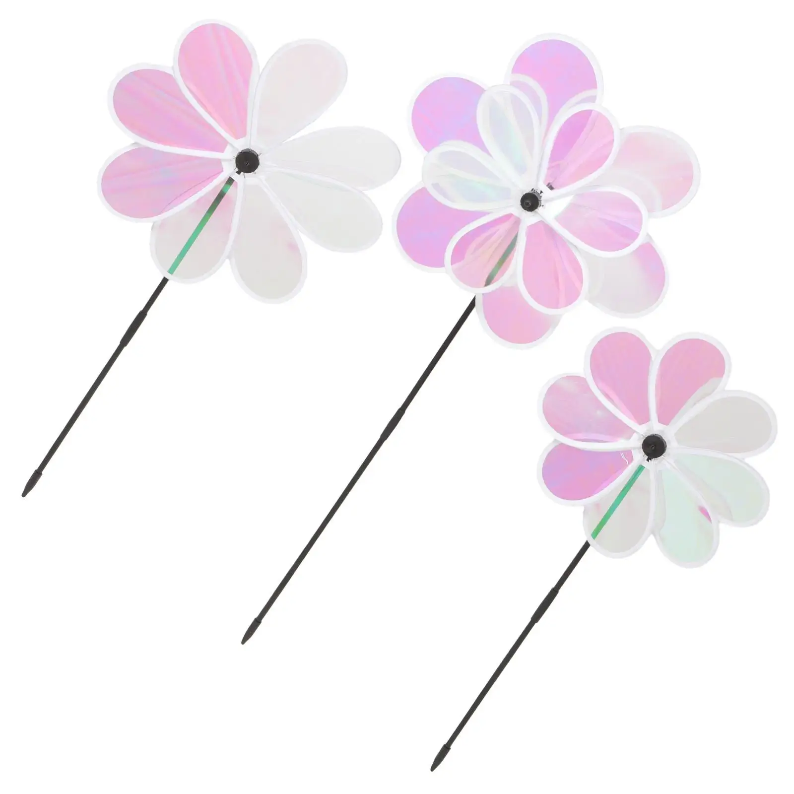 3 Pcs 30cm 38cm Double Layer Pinwheel Colorful Decorations Sturdy Plastic Windmill for Garden Yard Outdoor Scene
3 Pcs 30cm 38cm Double Layer Pinwheel Colorful Decorations Sturdy Plastic Windmill for Garden Yard Outdoor Scene
