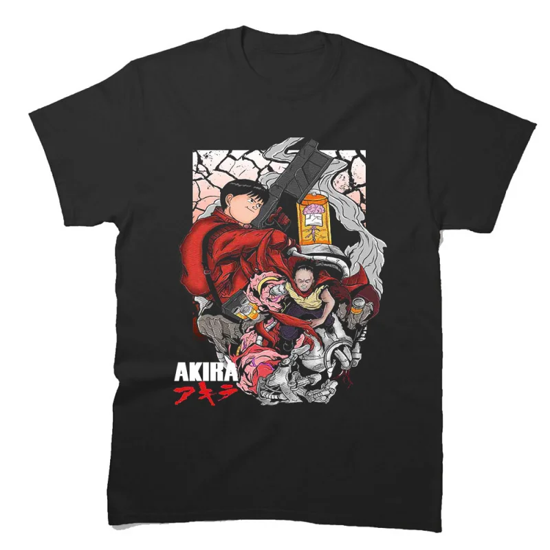 Shotaro Kaneda Akira Anime Gift T Shirt Cyberpunk Manga Neo-Tokyo City explosion Graphic clothes cyber mecha All size tops
Shotaro Kaneda Akira Anime Gift T Shirt Cyberpunk Manga Neo-Tokyo City explosion Graphic clothes cyber mecha All size tops