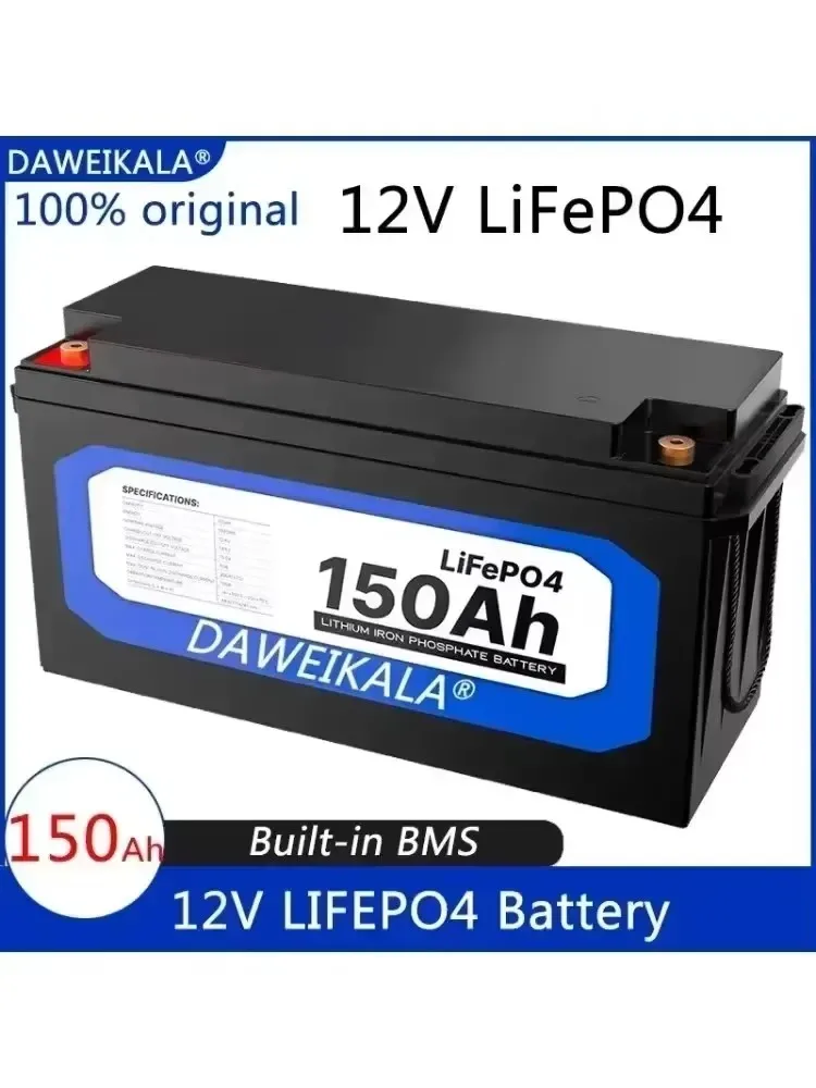 LiFePO4 12 В 150 Ач литий-железо-фосфатный аккумулятор для троллингового двигателя солнечной системы RV House - встроенное управление батареей
LiFePO4 12 В 150 Ач литий-железо-фосфатный аккумулятор для троллингового двигателя солнечной системы RV House - встроенное управление батареей