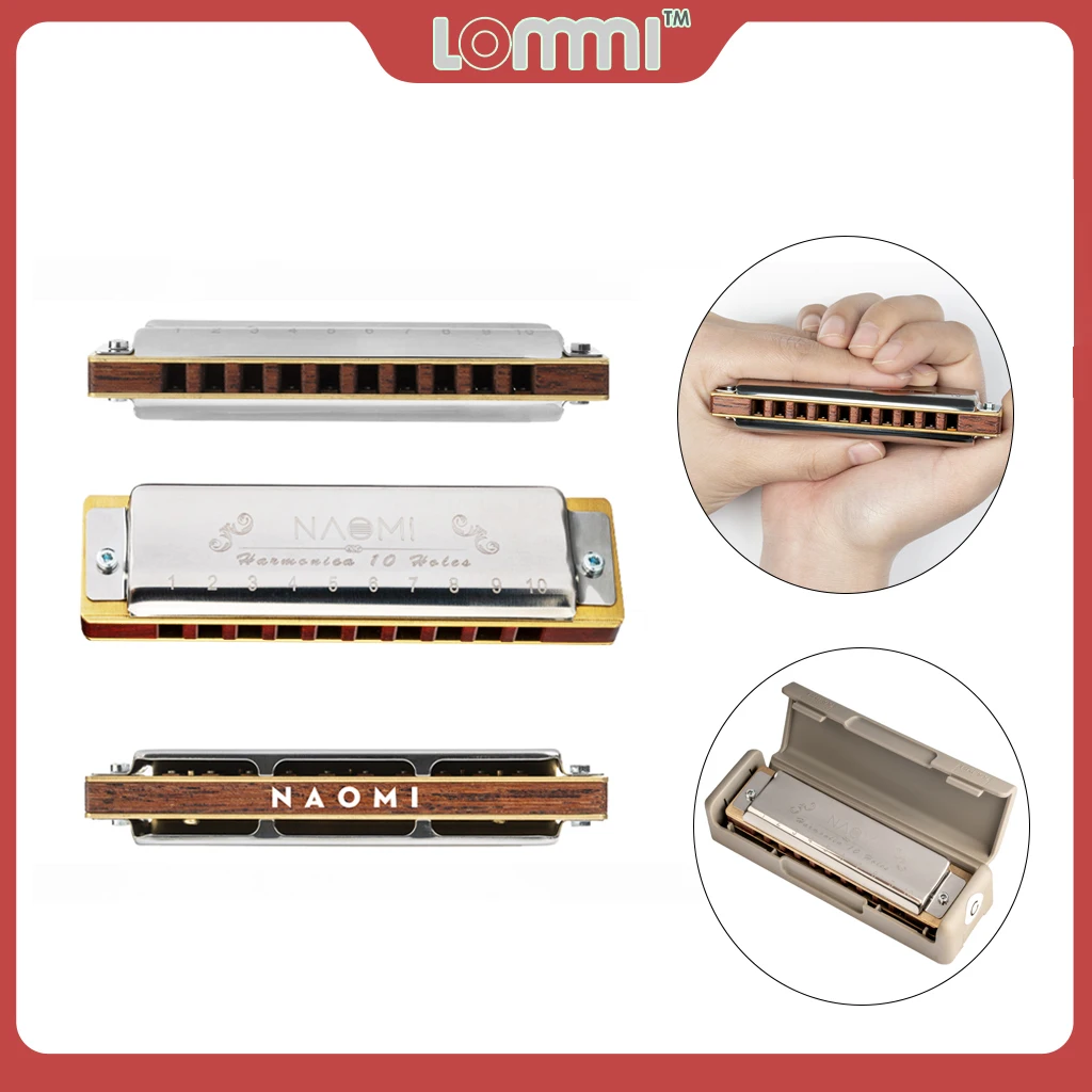 LOMMI Blues Deluxe Harmonica C Key Harmonica Rosewood Comb Brass Reedsplate Folk Music American Blues Archetypal Blues Harmonica
LOMMI Blues Deluxe Harmonica C Key Harmonica Rosewood Comb Brass Reedsplate Folk Music American Blues Archetypal Blues Harmonica