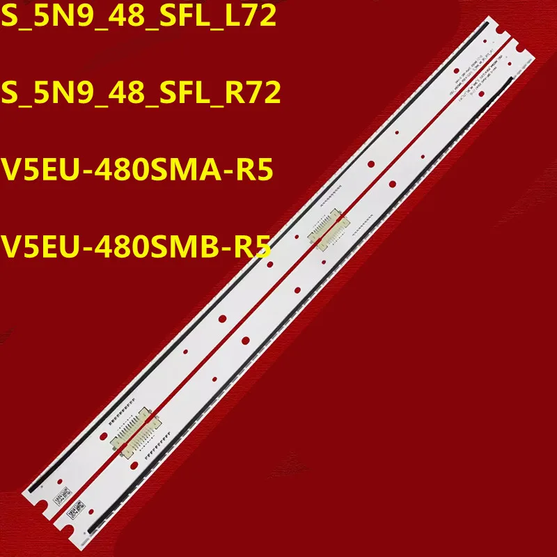 596MM LED Backlight Strip For UE48JS8500 UE48JS8590T UE48JS9000 S_5N9_48_SFL_L72 R72 V5EU-480SMA-R5 V5EU-480SMB-R5 QJ048FLLV1H
596MM LED Backlight Strip For UE48JS8500 UE48JS8590T UE48JS9000 S_5N9_48_SFL_L72 R72 V5EU-480SMA-R5 V5EU-480SMB-R5 QJ048FLLV1H