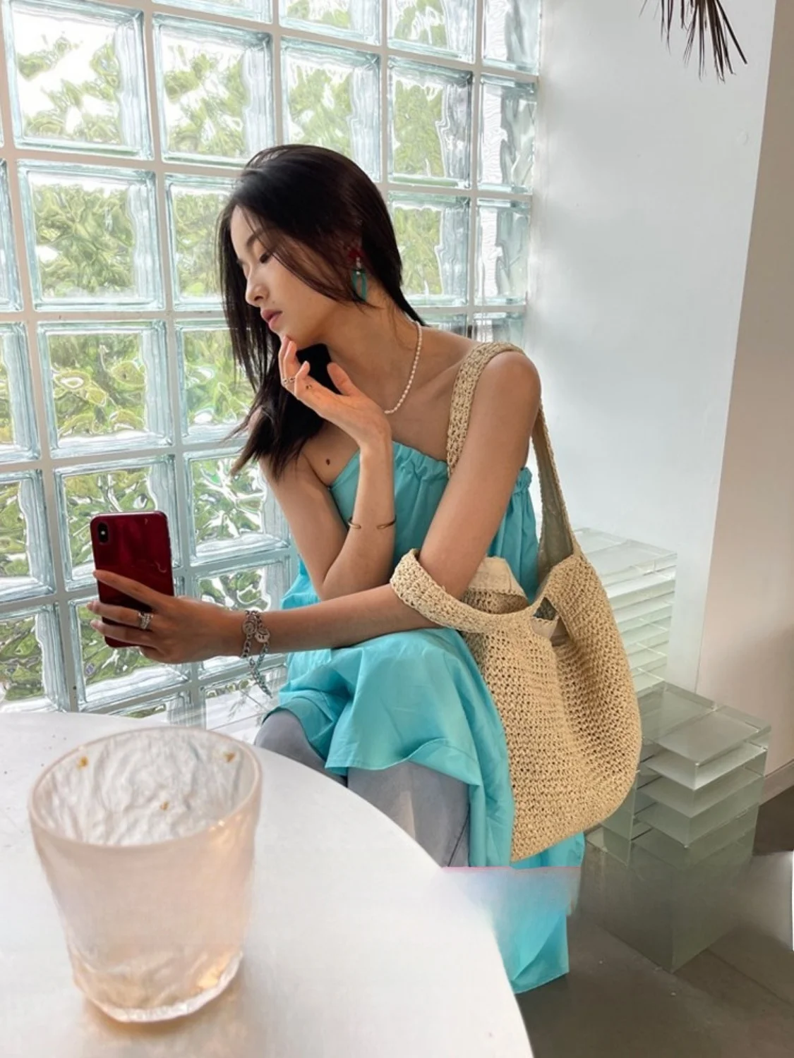 Summer Vacation Style Large Capacity Casual Beach Bag Single Shoulder Woven Bag Women Leisure Shopping Bag Shape Pure Color
Summer Vacation Style Large Capacity Casual Beach Bag Single Shoulder Woven Bag Women Leisure Shopping Bag Shape Pure Color