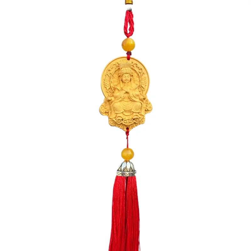 Подвеска Mazu из самшита ручной работы - подвесное украшение для автомобиля Lucky Charm, ремесленный подарок с резьбой по дереву для безопасного вождения и благословения
Подвеска Mazu из самшита ручной работы - подвесное украшение для автомобиля Lucky Charm, ремесленный подарок с резьбой по дереву для безопасного вождения и благословения