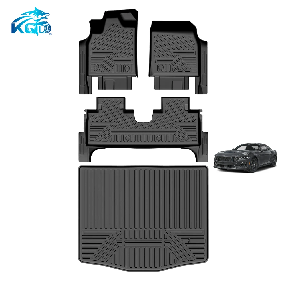KQX2025 All-Weather 5D Car Floor Mats TPE Material Including Trunk Accessories for Ford MUSTANG EV GT
KQX2025 All-Weather 5D Car Floor Mats TPE Material Including Trunk Accessories for Ford MUSTANG EV GT