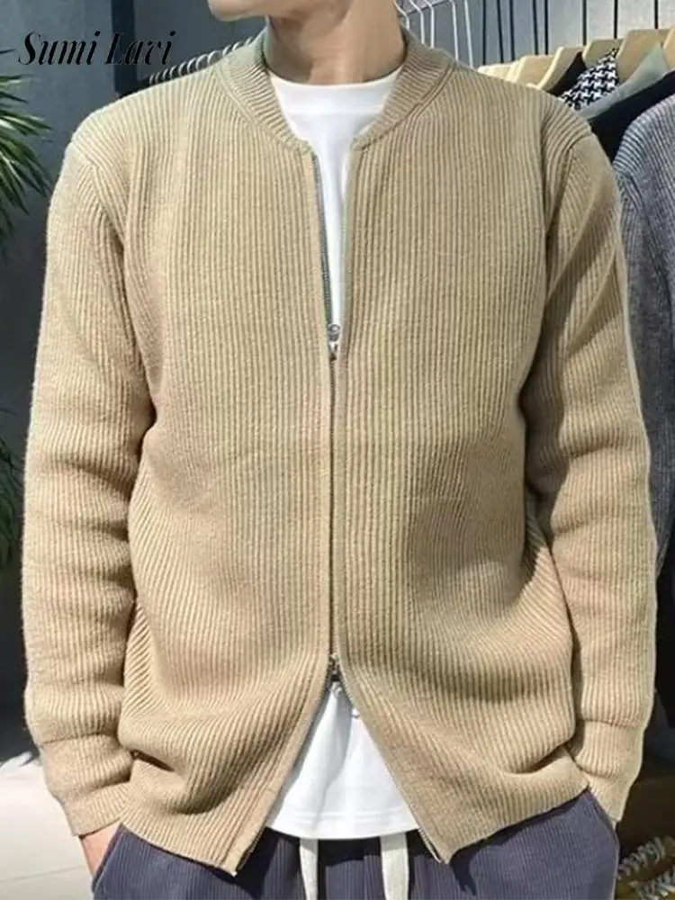 Trendy Men's Knitted Cardigan Tops Autumn Outdoor Casual Solid Color Slim Jacket Coats Mens 2025 Winter Fashion Knitting Jackets
Trendy Men's Knitted Cardigan Tops Autumn Outdoor Casual Solid Color Slim Jacket Coats Mens 2025 Winter Fashion Knitting Jackets
