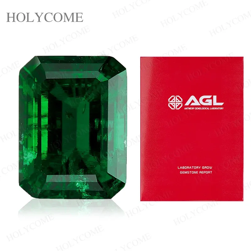 Lab Grown Zambian Emeralds Selectable AGL Certificate Emerald Cut Hydrothermal Method Hand Cutting with Cracks Inclusions Inside
Lab Grown Zambian Emeralds Selectable AGL Certificate Emerald Cut Hydrothermal Method Hand Cutting with Cracks Inclusions Inside