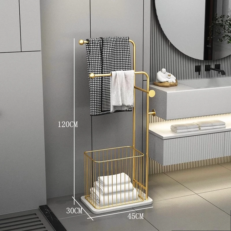 Scandinavian Round Floor Towel Holder: Luxury Iron Stand w/ Wheels Bathroom Storage Rack for Robes Garments
Scandinavian Round Floor Towel Holder: Luxury Iron Stand w/ Wheels Bathroom Storage Rack for Robes Garments