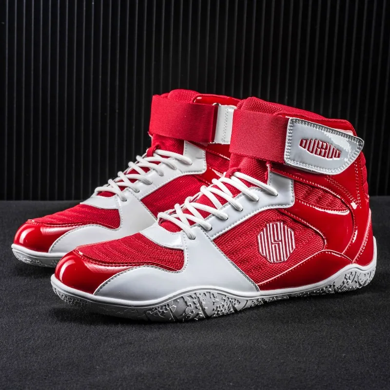 Professional Wrestling Sneakers for Man Breathable Gym Training Shoe Non-Slip Fighting Shoes Men Mid-Top Boxing Shoes for Men
Professional Wrestling Sneakers for Man Breathable Gym Training Shoe Non-Slip Fighting Shoes Men Mid-Top Boxing Shoes for Men