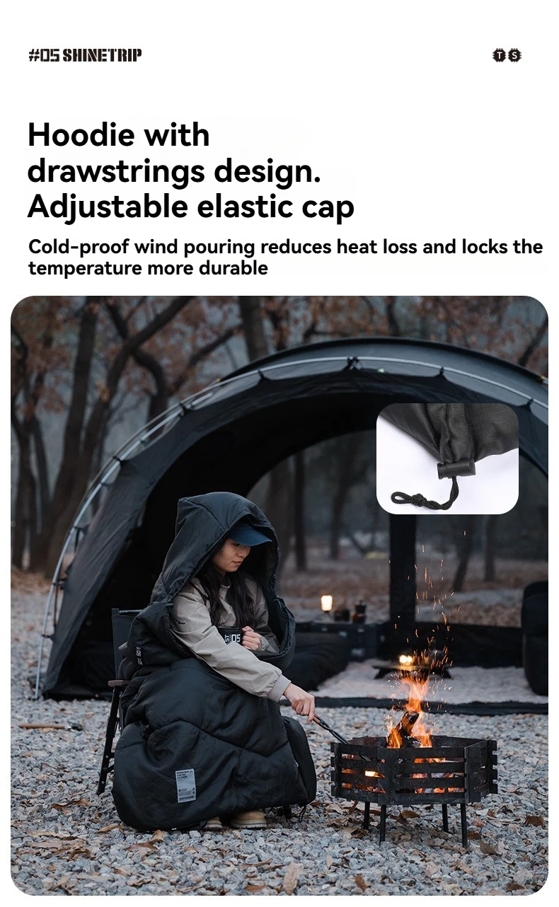 Seal Envelope Sleeping Bag outdoor G300 Adult Camping Winter Thickened Cold Protection
Seal Envelope Sleeping Bag outdoor G300 Adult Camping Winter Thickened Cold Protection