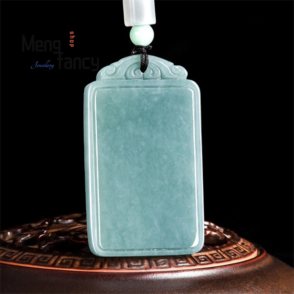Natural Jade Blue Water Without Incident Brand Jade Pendant Ice Pendant Men's Necklace Women's Jade Pendant Fashion Jewelry
Natural Jade Blue Water Without Incident Brand Jade Pendant Ice Pendant Men's Necklace Women's Jade Pendant Fashion Jewelry
