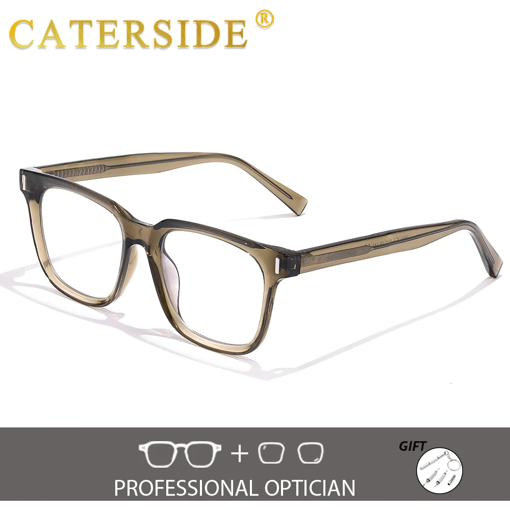 CATERSIDE Men's Prescription Glasses 1.56 Refractive Index Anti Blue Light Square Lens Optical Glasses Women's Reading Glasses
CATERSIDE Men's Prescription Glasses 1.56 Refractive Index Anti Blue Light Square Lens Optical Glasses Women's Reading Glasses